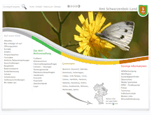 Tablet Screenshot of amt-schwarzenbek-land.de